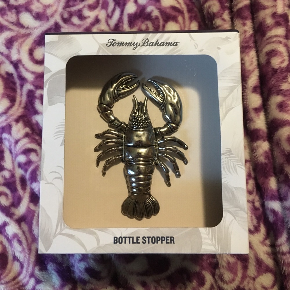 Tommy Bahama Lobster wine stopper